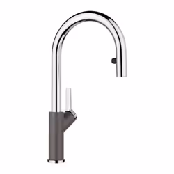 Mitigeur col de cygne BLANCO CARENA-S Vario Silgranit Look Bicolore Un corps de robinetterie au design marquant Col haut pour ...