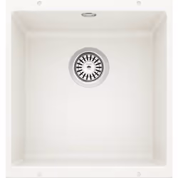 Évier de cuisine Rotan 400 U, sans égouttoir couleur blanche matériau SILGRANIT® PuraDur® convient pour un montage sous plan  ...