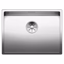 BLANCO CLARON 550-U Inox InFino 521579 - Rayons d'angles de 10mm pour un design exceptionnel, mais sans concession sur la fon ...