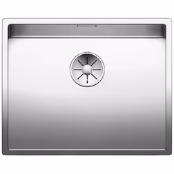 BLANCO XL 60-IF SteamerPlus, Rectangulaire, Acier inoxydable, Acier inoxydable, 1 bols, Rectangulaire, 530 x 420 mm