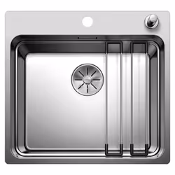 BLANCO ETAGON 500-IF/A Inox InFino 521748 - Cuve généreuse à étages offrant tous les avantages d'un centre culinaire - Concep ...