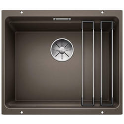 Etagon 500 - Évier en silgranit, 53x46 cm, avec rails, café 522236 - Blanco