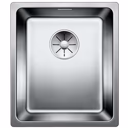 Évier de cuisine Andano 340 U conception inox à brillance satinée convient pour un montage sous le plan de travail évier un b ...