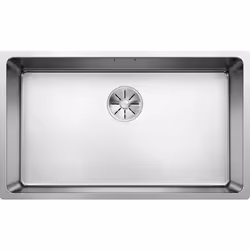 Évier de cuisine Andano 700 U conception inox à brillance satinée convient pour un montage sous le plan de travail évier un b ...