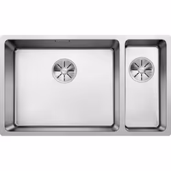 BLANCO ANDANO 500/180-U Inox InFino 522989 et 522991 - Association unique d'éléments visuels et fonctionnels - Grande cuve et ...