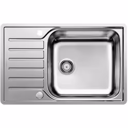 Évier de cuisine Lantos XL 6 S-IF Compact avec excentrique (commande du vidage) conception inox brossé orientation de l’évier ...