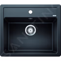 Évier de cuisine Legra 6 couleur anthracite matériau SILGRANIT® PuraDur® convient pour montage sur plan évier à positionnemen ...