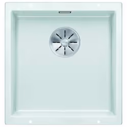 Évier de cuisine Subline 400-U avec vidage InFino® couleur blanche matériau SILGRANIT® PuraDur® l’évier convient pour un mont ...