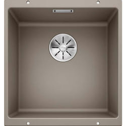 Subline 400 - Évier en silgranit, 43x46 cm, InFino, tartufo 523429 - Blanco