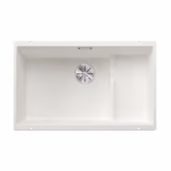 Évier de cuisine Subline 700 U Level couleur : blanc matériau : SILGRANIT® PuraDur® convient pour un montage sous plan de tra ...