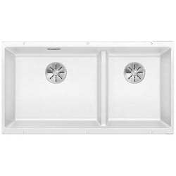 Subline 480/320 - Évier en silgranite, 86x46 cm, blanc 523588 - Blanco