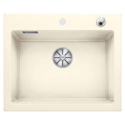Palona 6 - Évier en céramique, 615x510 mm, avec commande de vidage, magnolia 524732 - Blanco