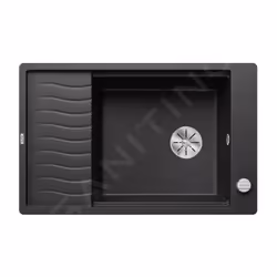 Évier de cuisine Elon XL 6 S-F, avec accessoires couleur : anthracite matériau : SILGRANIT® PuraDur® pour montage à fleur de  ...