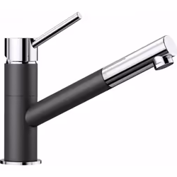 Mitigeur de cuisine convient aux éviers compacts Silgranit Look - finition aspect Silgranit pour un plus belle harmonie avec  ...
