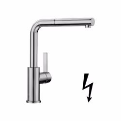Mitigeur de cuisine basse pression finition : inox brossé matériau : inox montage mono-trou, sur plage hauteur du mitigeur :  ...