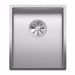 BLANCO CLARON 340-IF Durinox 523388 - Élégance pure avec rayons d'angles de 10 mm - Aspect velours mat et structure de surfac ...