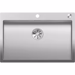 BLANCO CLARON 700-IF/A Durinox 523394 - Élégance pure avec rayons d'angles de 10 mm - Aspect velours mat et structure de surf ...