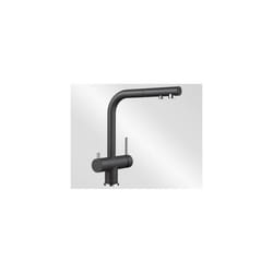 Mitigeur - BLANCO - FONTAS-S II - Pivotant - Anthracite - Inox lissé