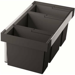 Flexon ii - Poubelle encastrable, cloisonnée, 65 l, Flexon ii low 525221 - Blanco