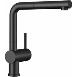 Linus s - Mitigeur d'évier avec bec extractible, noir mat 525807 - Blanco