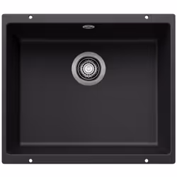 L’évier sous plan ROTAN 500-U 526098 de Blanco dispose d’une grande cuve de 50 cm de large qui offre suffisamment d’espace po ...