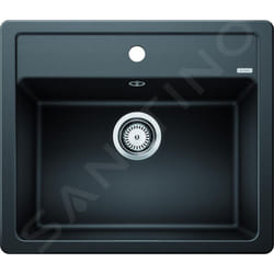 Legra 6 - Évier en silgranit, 585x500 mm, noir 526084 - Blanco