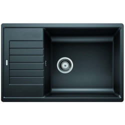Zia xl 6 - Évier en silgranit, 78x50 cm, Compact, noir 526019 - Blanco