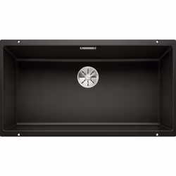Évier de cuisine Subline 800-U, InFino®, sans égouttoir couleur noire matériau SILGRANIT® PuraDur® évier sans égouttoir large ...