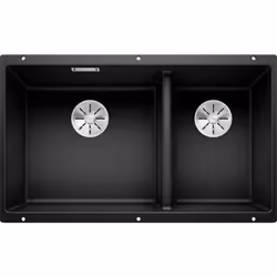 Caractéristiques de la gamme SUBLINE - Vidage gain de place comprenant bonde manuelle ø 90 mm, siphon inclus - Système d'évac ...