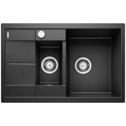 Evier Blanco Metra 6S Compact Silgranit - noir - Vidage : Automatique