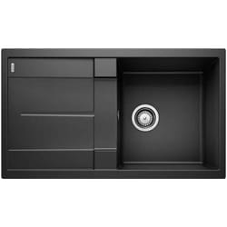 Blanco - Evier Metra 5S-F Silgranit - noir - Vidage : Automatique