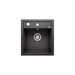 Evier - BLANCO - DALAGO 45 - Noir - Grande cuve - Design moderne - Facilement encastrable