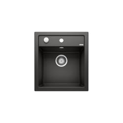 Evier - BLANCO - DALAGO 45 - Noir - Grande cuve - Design moderne - Facilement encastrable