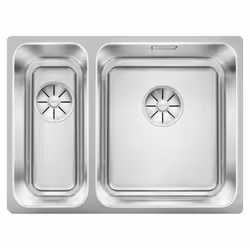 BLANCO SOLIS 340/180-U Inox InFino 526128 et 526129 - Interaction harmonieuse entre les éléments fonctionnels et visuels - Eq ...