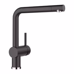 Mitigeur BLANCO LINUS Silgranit Look Design minimaliste Bec élancé facilitant le remplissage des pots et vases Rayon d'utilis ...