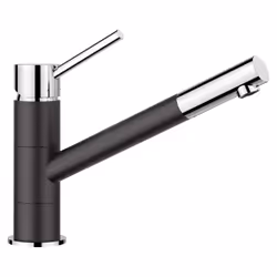 Mitigeur BLANCO KANO Silgranit Look Bicolore Mitigeur fin au design esthétique Particulièrement adapté aux éviers compacts Mé ...