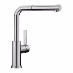 Blanco LANORA-S-F Inox 526180 • Montage sous fenêtre : tirer droit vers le haut puis poser de côté • Hauteur minimum entre l' ...