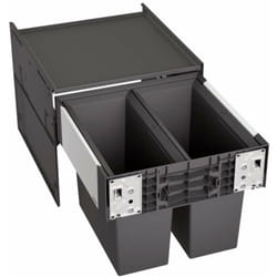 Select - Poubelle encastrable, divisée, volume de 32 l 526200 - Blanco