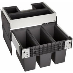 Blanco Select - Poubelle encastrable, diviséee, 45 l 526209