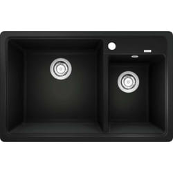 Legra 8 - Évier en silgranit, 78x50 cm, noir 526223 - Blanco