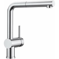 Blanco Linus S - Mitigeur d'évier avec bec extractible, acier 526242