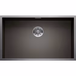 Évier de cuisine Zerox 700 U évier sans égouttoir convient pour un montage sous plan de travail largeur minimale du sous-meub ...