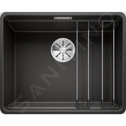 Etagon 500 - Évier en silgranit, 527x427 mm, avec rails, noir 526349 - Blanco