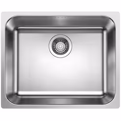 Évier de cuisine Supra 500 IF R12 évier sans égouttoir bordures droites pour montage par le haut ou à fleur de plan de travai ...