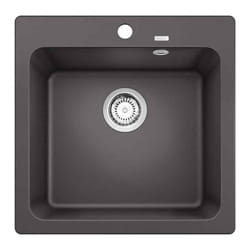 Blanco - Evier Naya 5 Silgranit - Gris Rocher