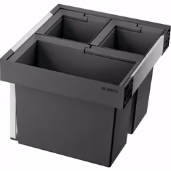 Poubelle encastrable ensemble fabriqué dans un plastique de qualité avec un cadre aluminium également de haute qualité 1 seau ...