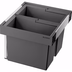 Poubelle encastrable ensemble fabriqué dans un plastique de qualité avec un cadre aluminium également de haute qualité 1 seau ...