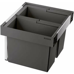 Flexon ii - Poubelle encastrable, divisée, volume 38 l 526639 - Blanco