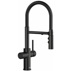 Catris s - Mitigeur d'évier avec fonction filtrante et bras flexible, noir mat 526707 - Blanco