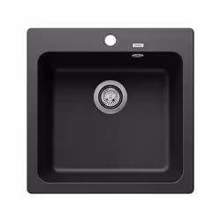 Evier - BLANCO - Naya 5 - Silgranit - 51x51 cm - Siphon inclus - Vidage manuel